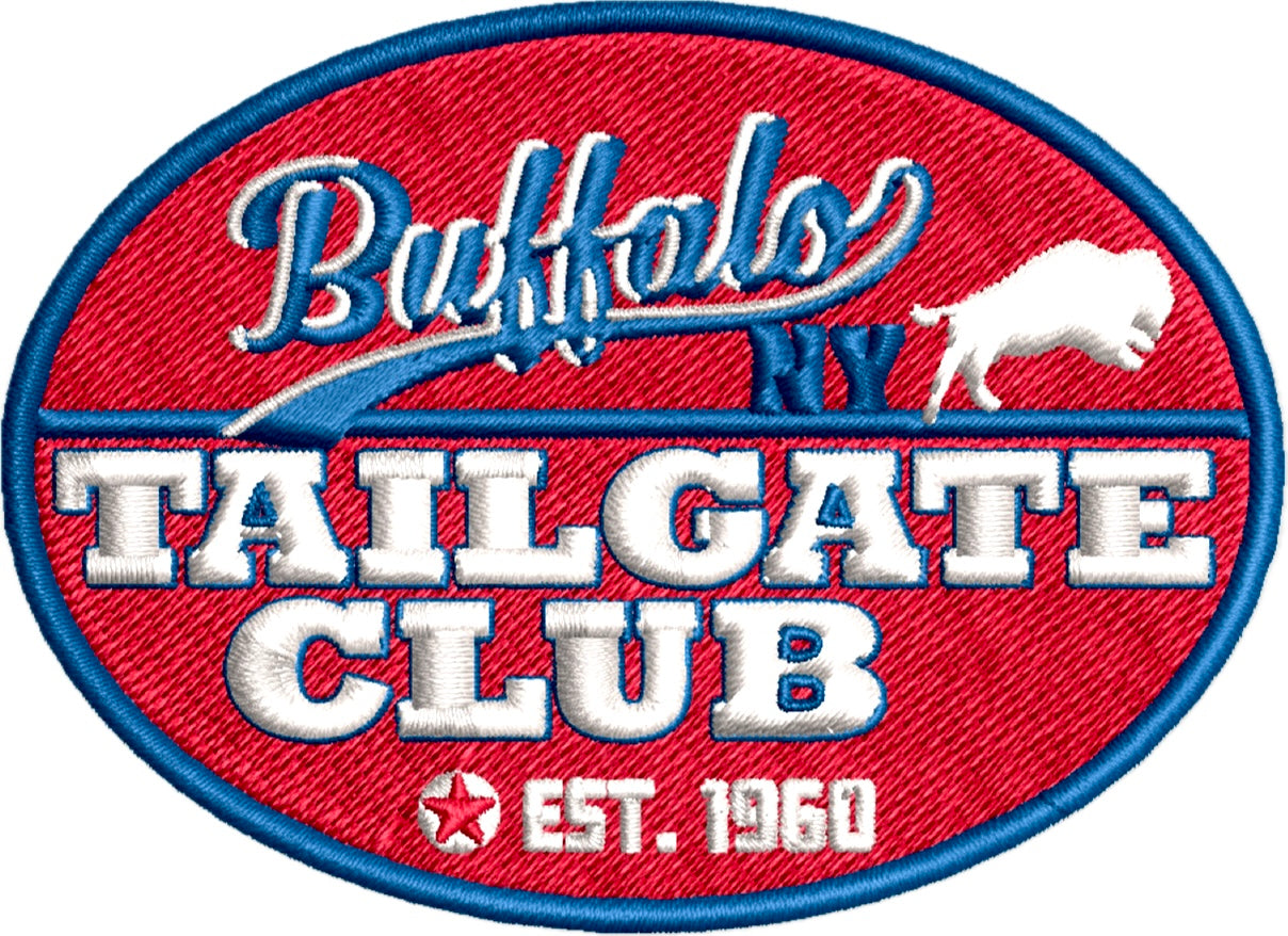 “Buffalo Tailgate Club” oval patch