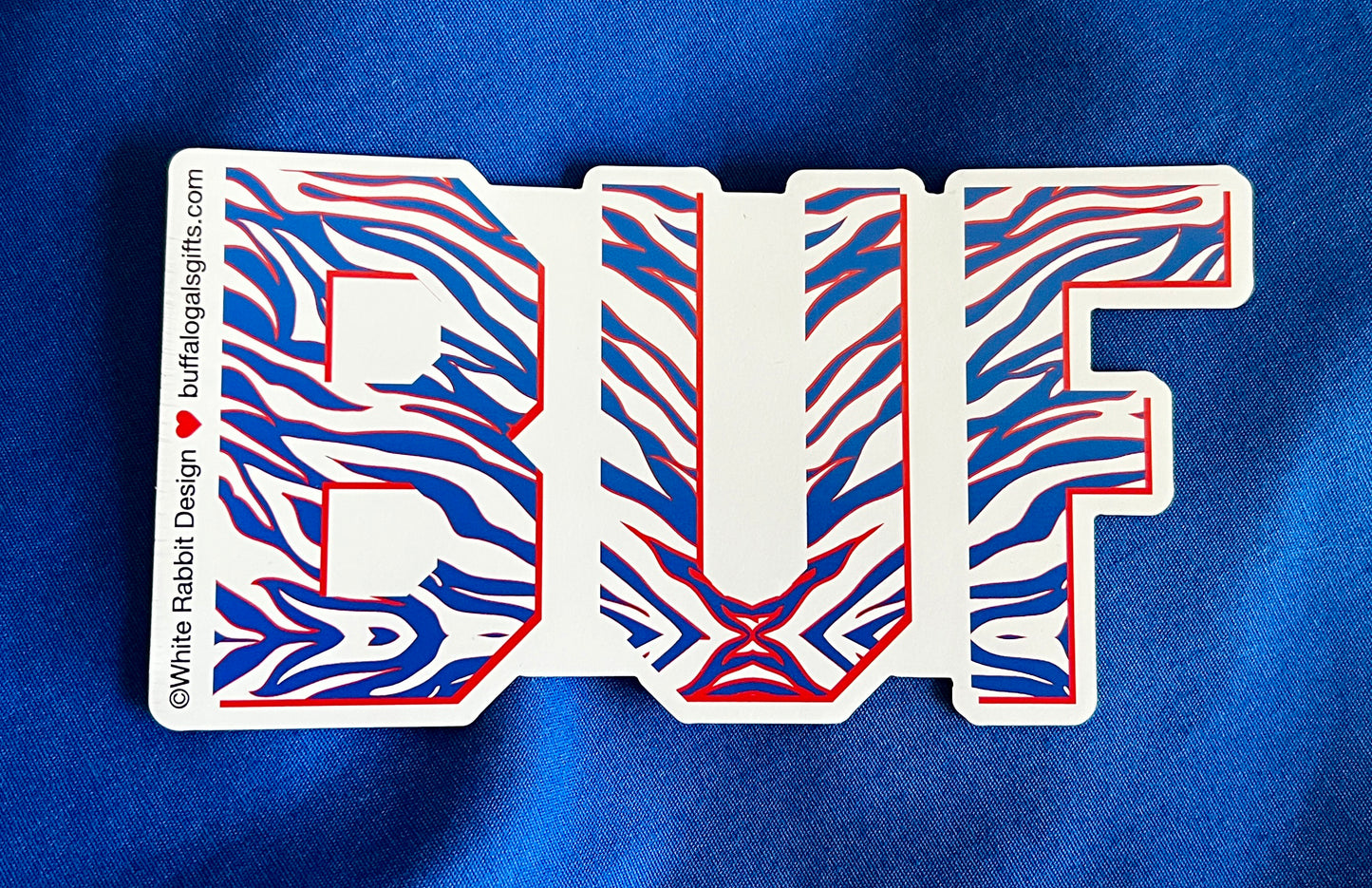 “Zubaz BUF" magnet