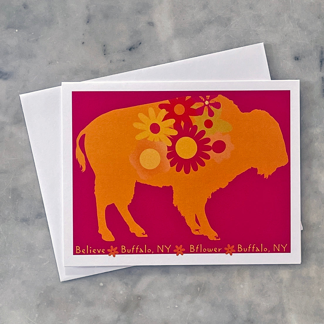 “Bufflower” note card set