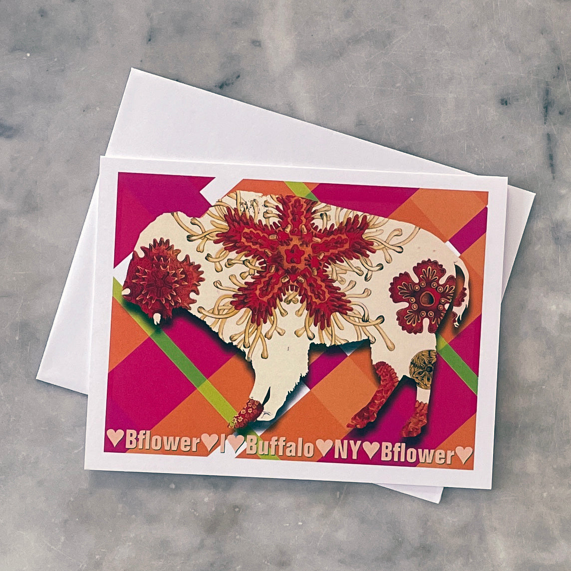 “Bufflower” note card set