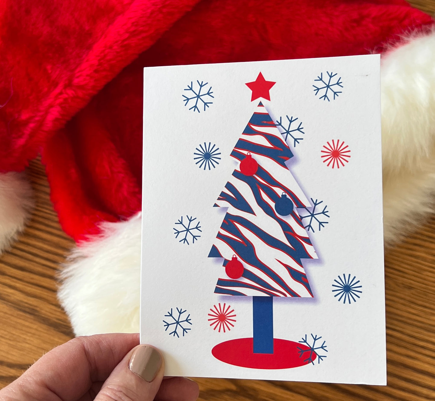 “Cool Zubaz Yule” Christmas card / set of 5