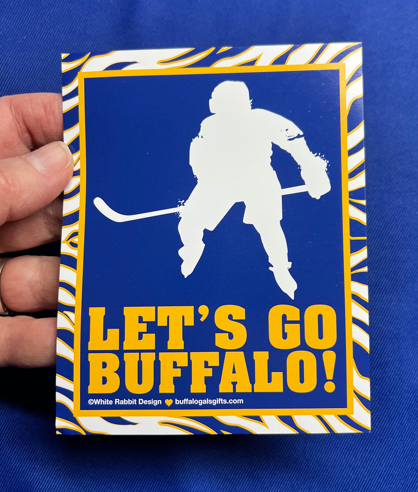 “Let’s Go BUF-FA-LO!” magnet
