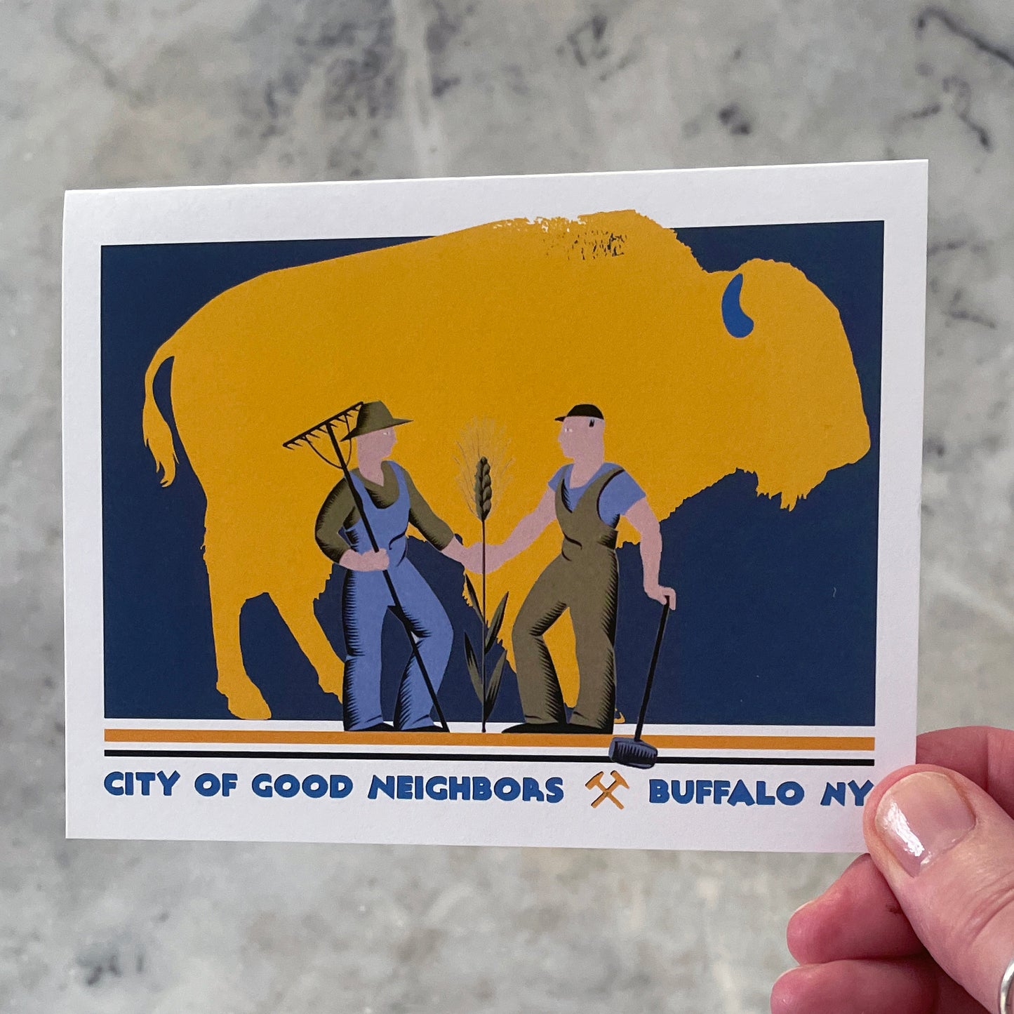 “Queen City” note card set