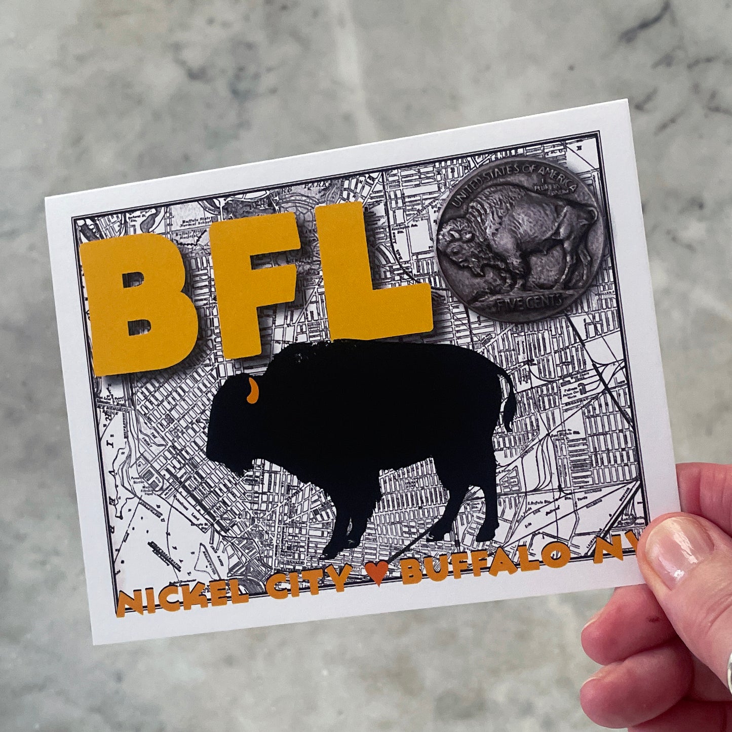 “Queen City” note card set