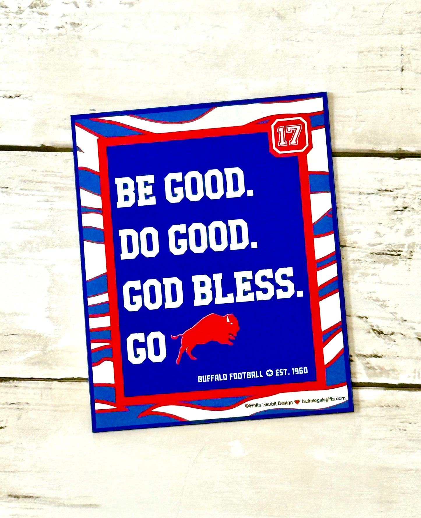 “BE GOOD. DO GOOD. GOD BLESS.” magnet