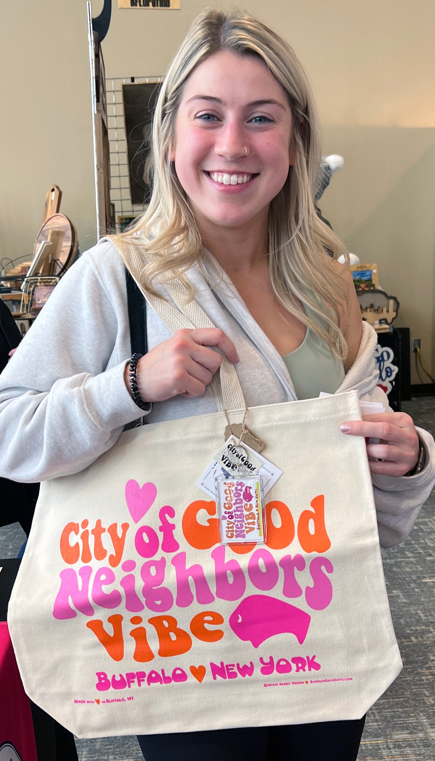 “City of Good Neighbors Vibe™” tote