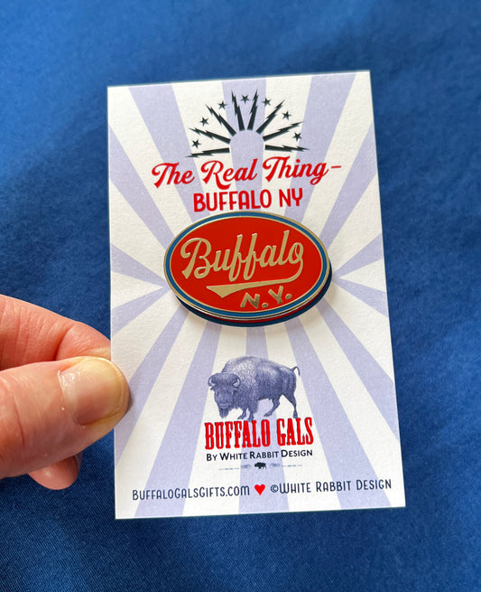 “Buffalo NY – The Real Thing” pin