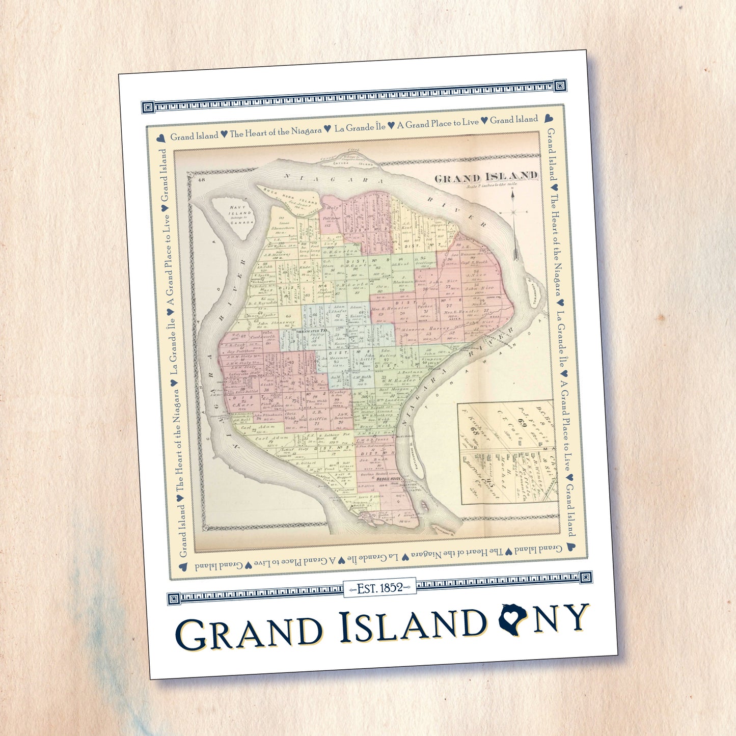 “A Grand Place to Live” note card set