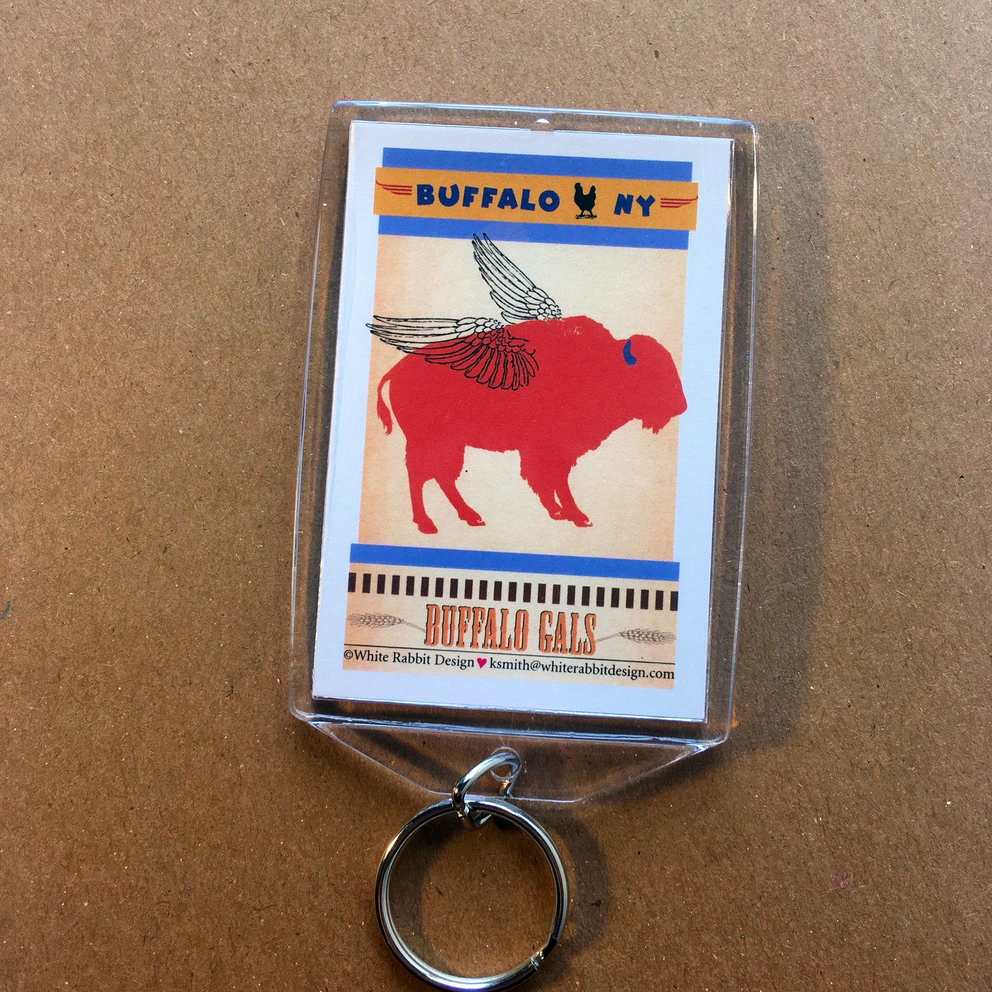 “Home of the Chicken Wing” keychain