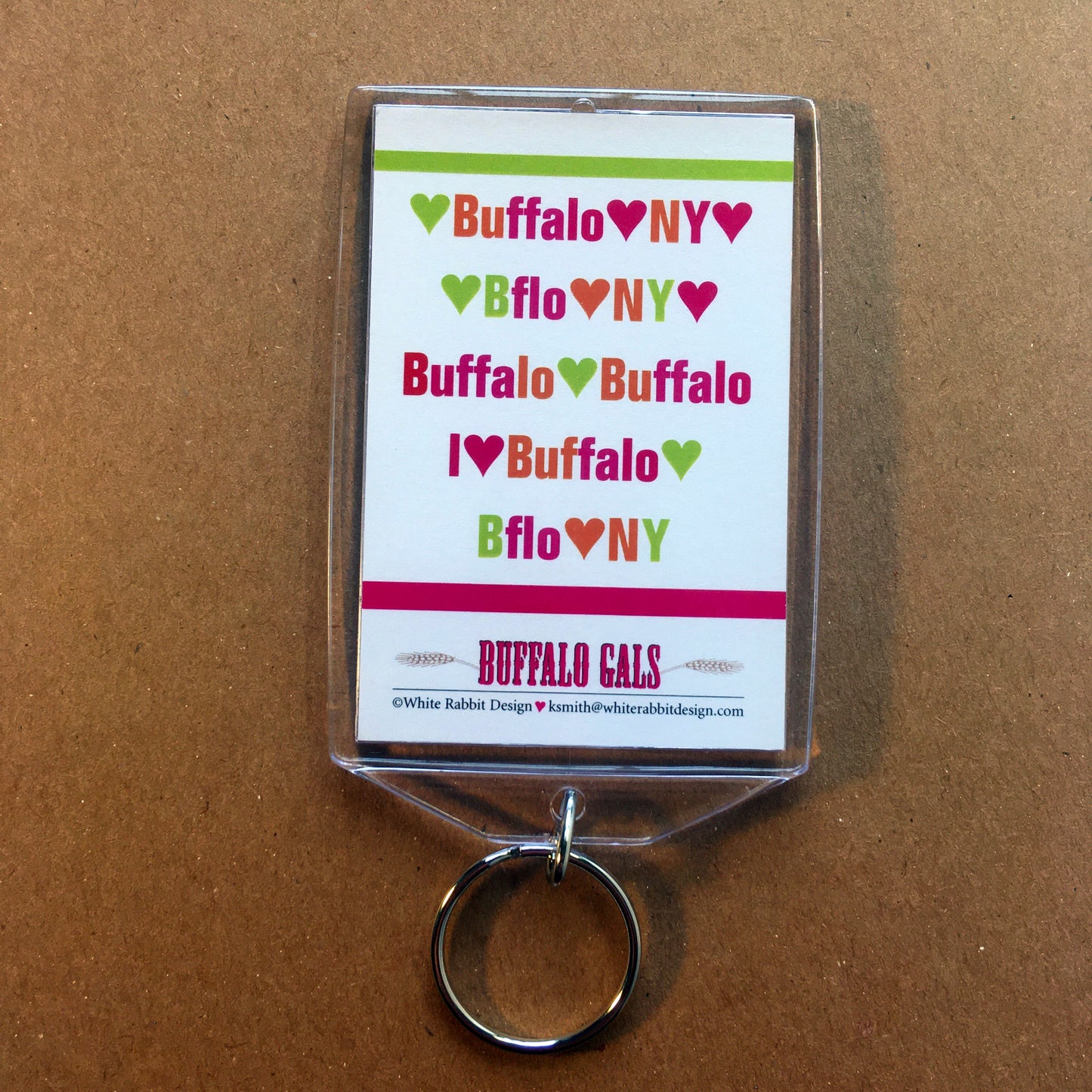 “I ❤️ Buffalo” keychain