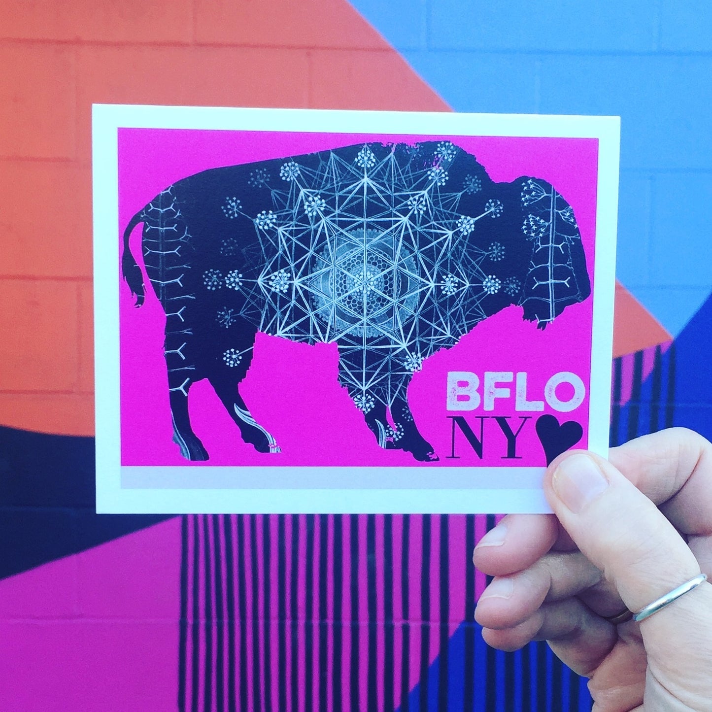 “I ❤️ Buffalo” note card set