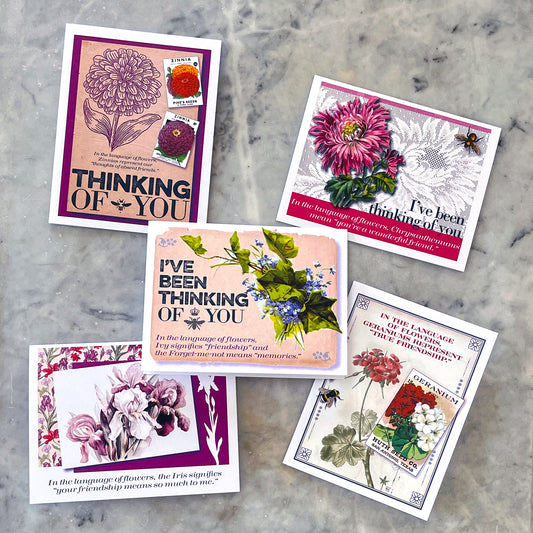 “Say It with Flowers” note card set