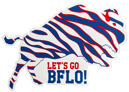 “Zubaz LET'S GO BFLO!” magnet